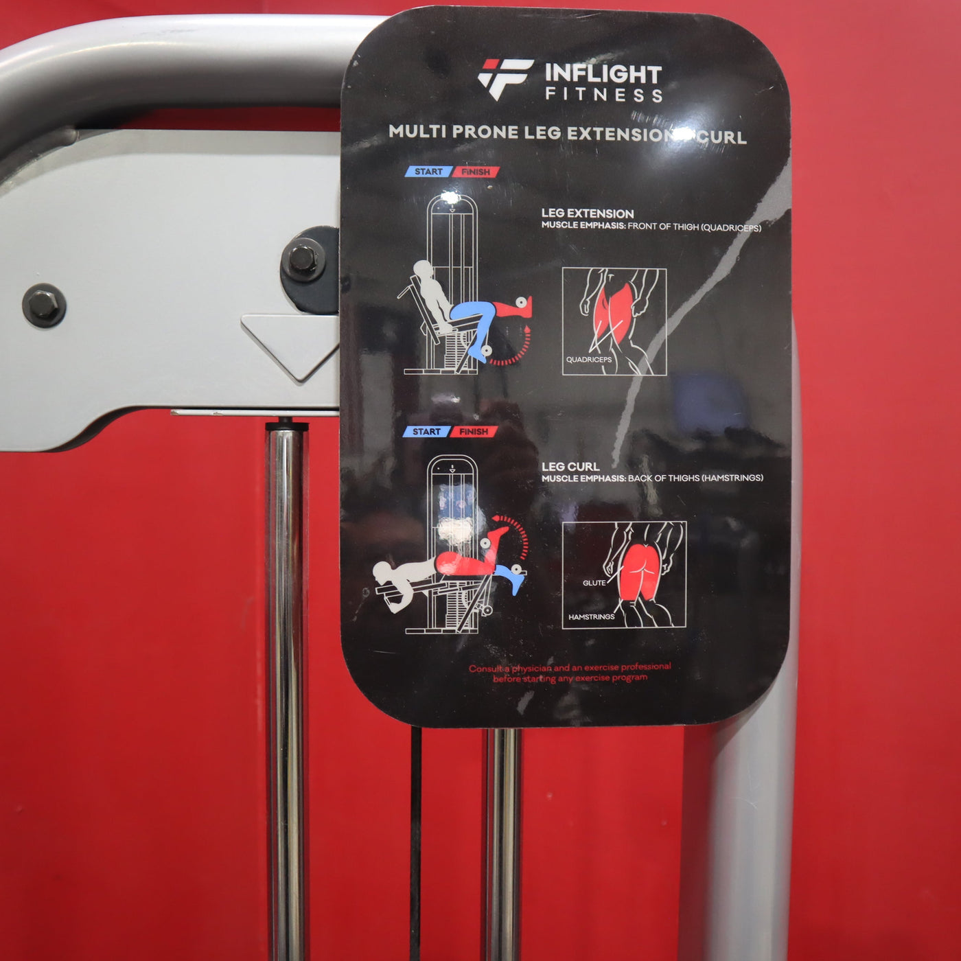 Inflight Fitness Multi Prone Leg Extension/Curl (Used)