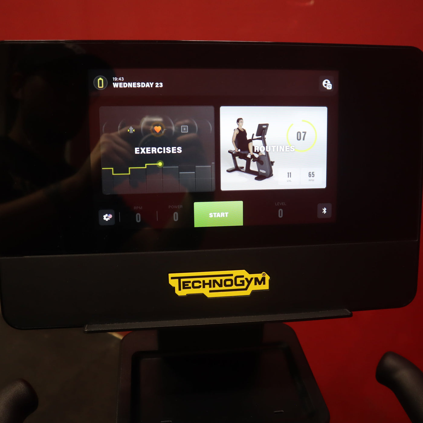 Technogym Excite Live 10" Recumbent Bike (Remanufactured)
