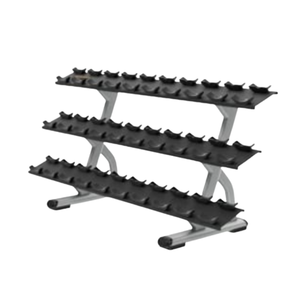 Precor Discovery Series 3-Tier Dumbbell Rack (Remanufactured)